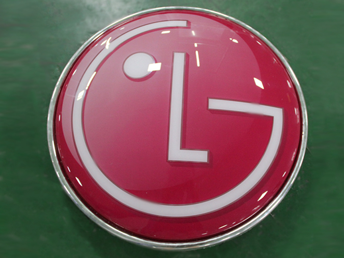 LG圆形吸塑灯箱加工定制案例
